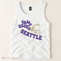 Saturdays In Seattle Football Fan Tank Top thumb 2
