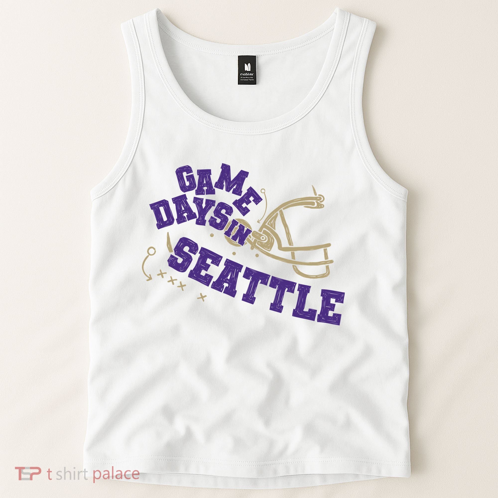 Saturdays In Seattle Football Fan Tank Top
