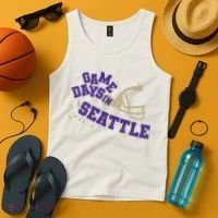 Saturdays In Seattle Football Fan Tank Top thumb 4