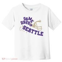 Saturdays In Seattle Football Fan Toddler T-Shirt thumb 0