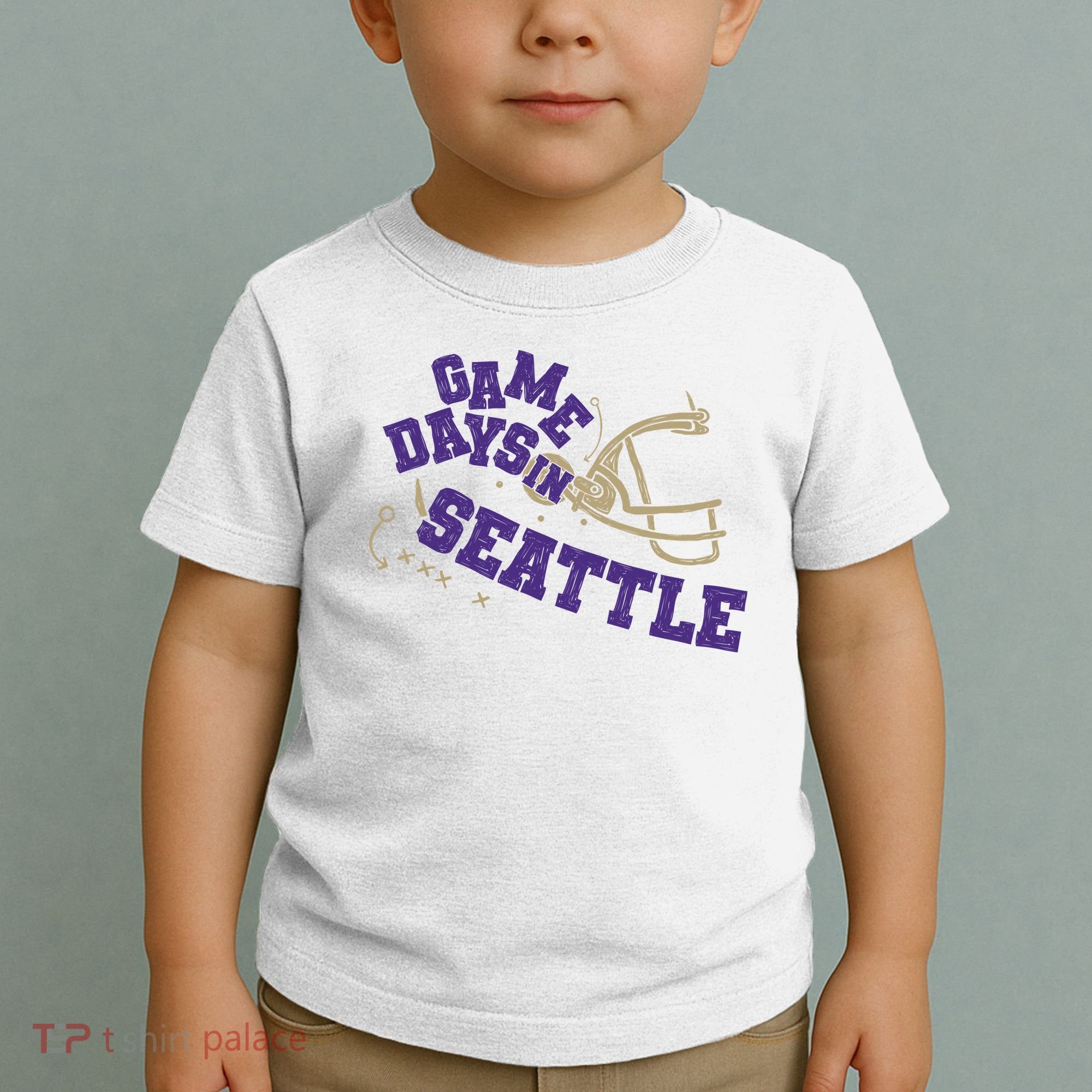 Saturdays In Seattle Football Fan Toddler T-Shirt