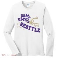 Saturdays In Seattle Football Fan Women's Long Sleeve Shirt thumb 0