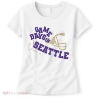 Saturdays In Seattle Football Fan Women's T-Shirt thumb 0