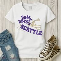 Saturdays In Seattle Football Fan Women's T-Shirt thumb 3