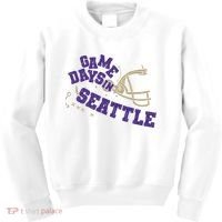 Saturdays In Seattle Football Fan Kids Sweatshirt thumb 0