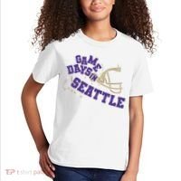 Saturdays In Seattle Football Fan Kids T-Shirt thumb 2