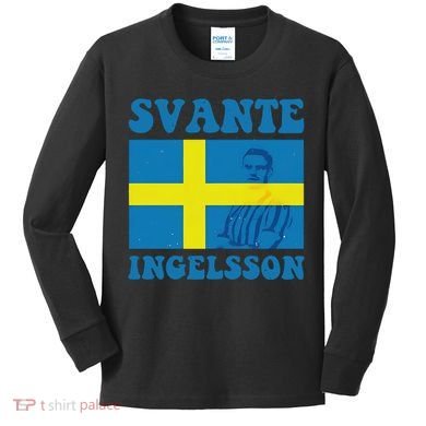 Svante Ingelsson Sheffield Wednesday Efl Flag Kids Long Sleeve Shirt