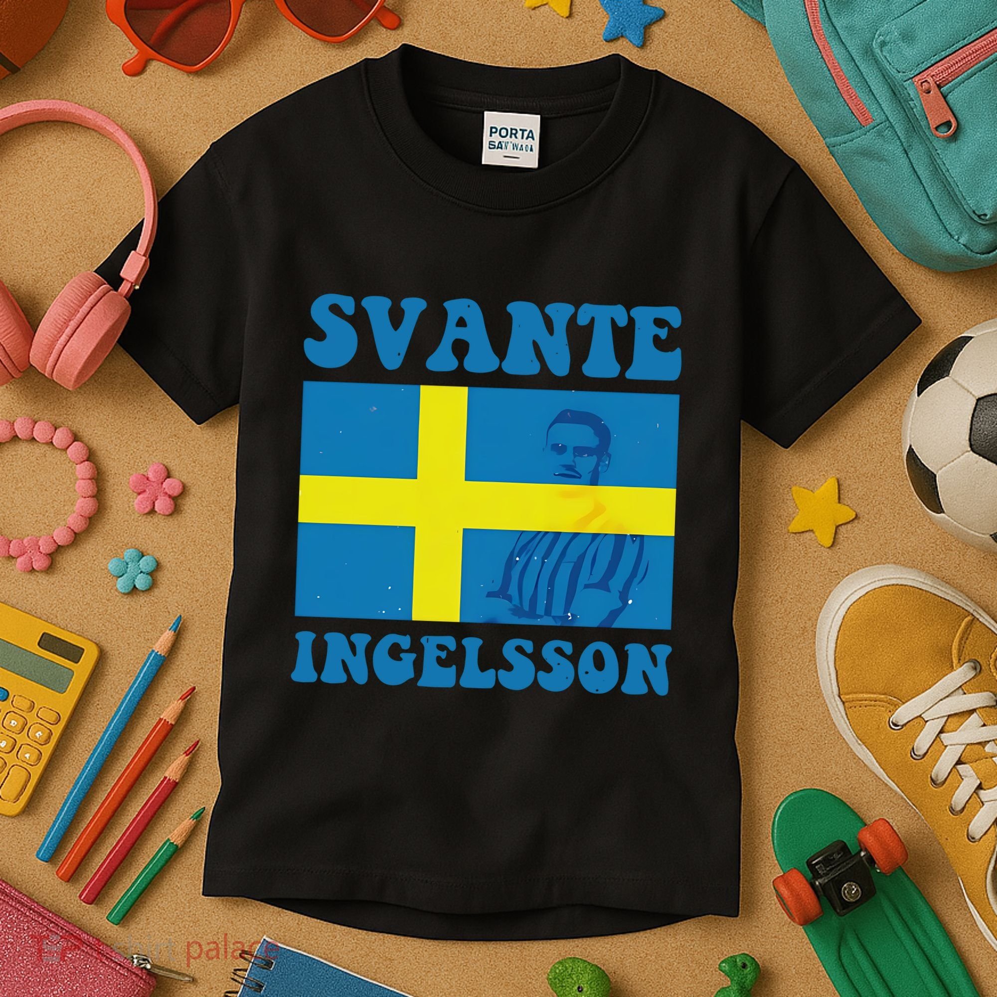 Svante Ingelsson Sheffield Wednesday Efl Flag Kids T-Shirt