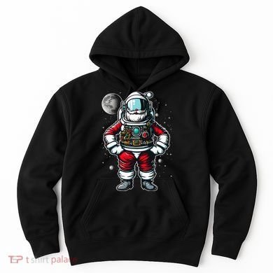 Santa in Space Festive Astronaut Christmas Gift Hoodie
