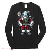Santa in Space Festive Astronaut Christmas Gift Long Sleeve Shirt thumb 0