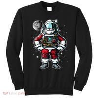 Santa in Space Festive Astronaut Christmas Gift Sweatshirt thumb 0