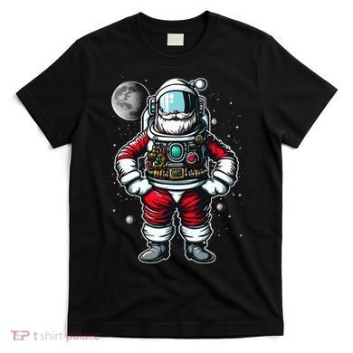 Santa in Space Festive Astronaut Christmas Gift T-Shirt