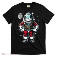 Santa in Space Festive Astronaut Christmas Gift T-Shirt thumb 0