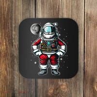 Santa in Space Festive Astronaut Christmas Gift Coaster thumb 0