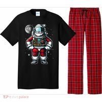 Santa in Space Festive Astronaut Christmas Gift Pajama Set thumb 0