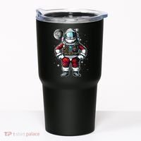 Santa in Space Festive Astronaut Christmas Gift Tumbler thumb 0