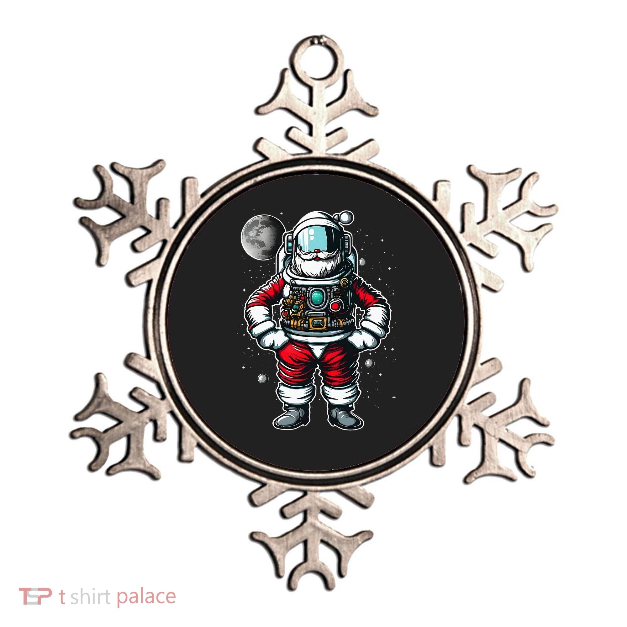 Santa in Space Festive Astronaut Christmas Gift Ornament