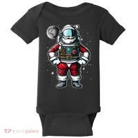 Santa in Space Festive Astronaut Christmas Gift Baby Bodysuit thumb 0