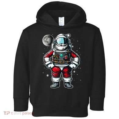 Santa in Space Festive Astronaut Christmas Gift Toddler Hoodie
