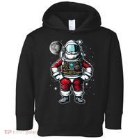 Santa in Space Festive Astronaut Christmas Gift Toddler Hoodie thumb 0