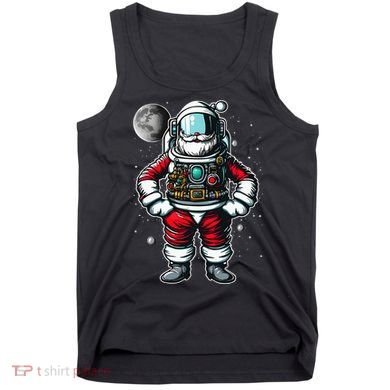 Santa in Space Festive Astronaut Christmas Gift Tank Top