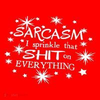 Sarcasm I Sprinkle That Sh T On Everything Funny TShirt Santa Hat thumb 1