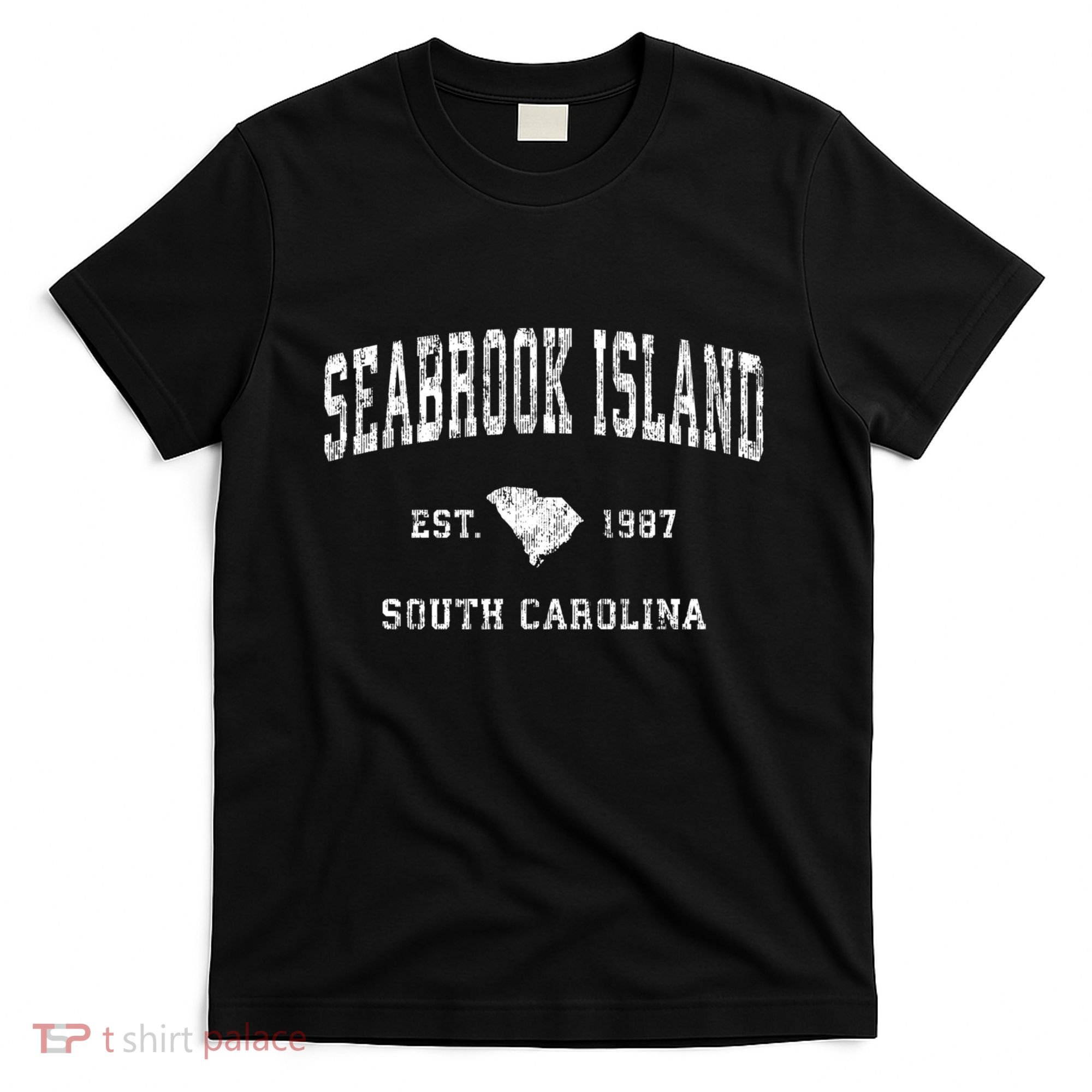 Seabrook Island South Carolina Sc Vintage Established Athletic Sports T-Shirt