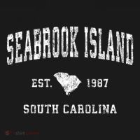 Seabrook Island South Carolina Sc Vintage Established Athletic Sports T-Shirt thumb 7