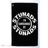 Stunads I’m Surrounded By Stunads Funny Italian Sayings Golf Towel thumb 0