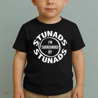 Stunads I’m Surrounded By Stunads Funny Italian Sayings Toddler T-Shirt thumb 2