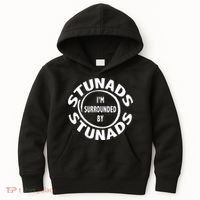 Stunads I’m Surrounded By Stunads Funny Italian Sayings Kids Hoodie thumb 0