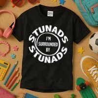 Stunads I’m Surrounded By Stunads Funny Italian Sayings Kids T-Shirt thumb 3