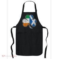 Scotch Irish Shamrock Scottish St Patricks Day Apron thumb 0