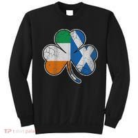 Scotch Irish Shamrock Scottish St Patricks Day Sweatshirt thumb 0