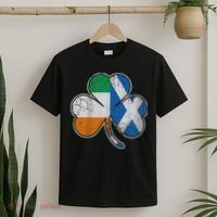 Scotch Irish Shamrock Scottish St Patricks Day T-Shirt thumb 2