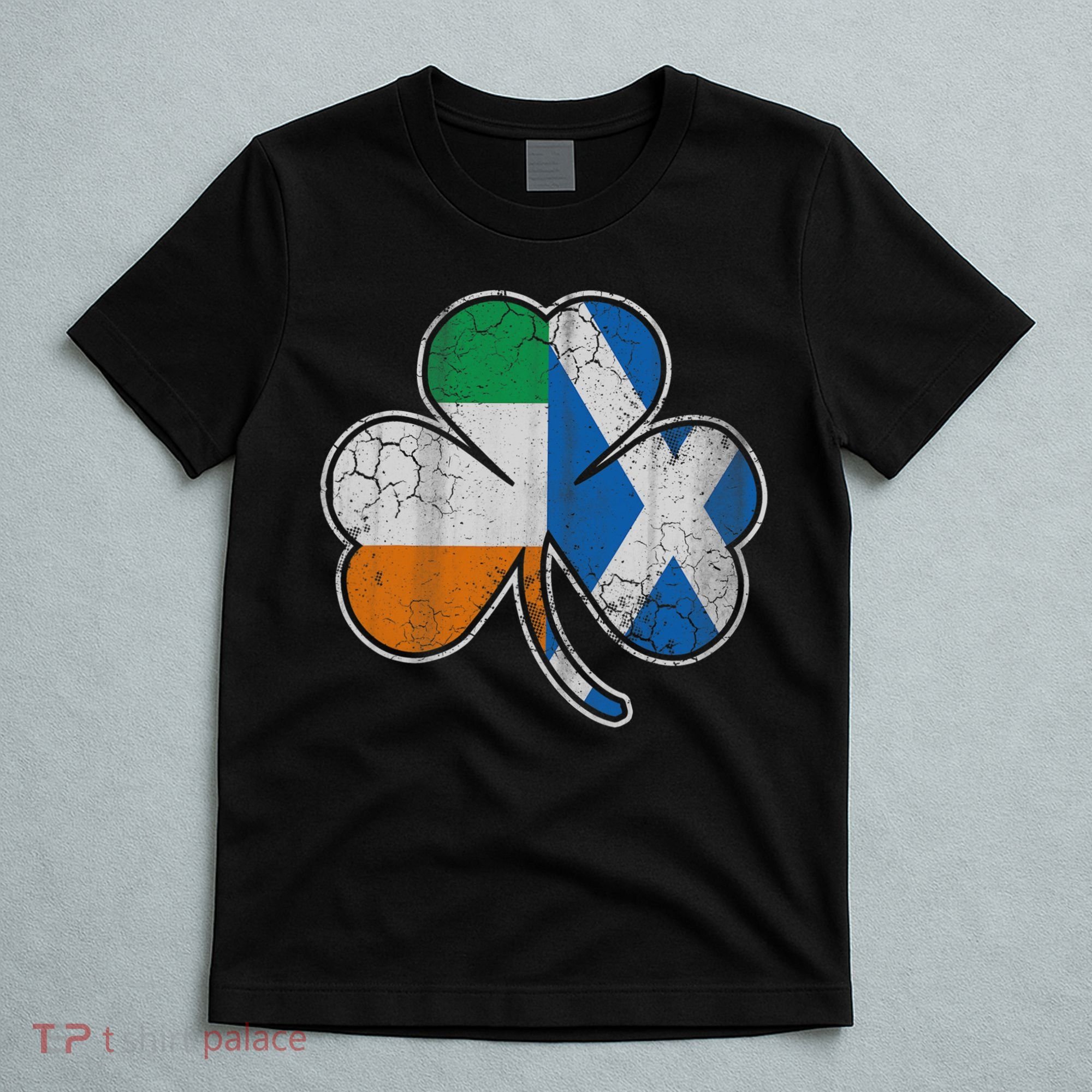 Scotch Irish Shamrock Scottish St Patricks Day T-Shirt