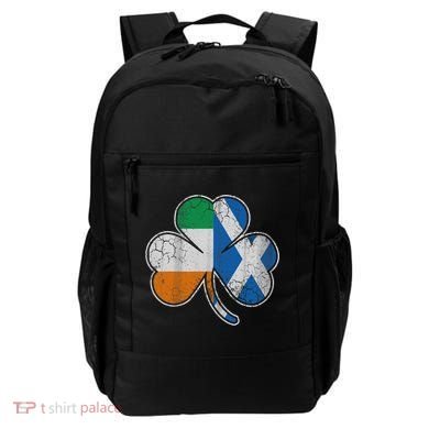 Scotch Irish Shamrock Scottish St Patricks Day Backpack