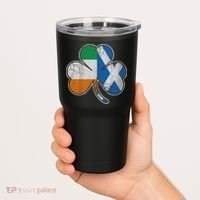 Scotch Irish Shamrock Scottish St Patricks Day Tumbler thumb 2