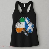 Scotch Irish Shamrock Scottish St Patricks Day Women's Tank Top thumb 3