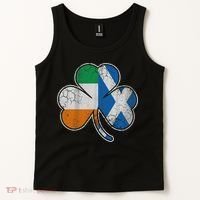 Scotch Irish Shamrock Scottish St Patricks Day Tank Top thumb 2