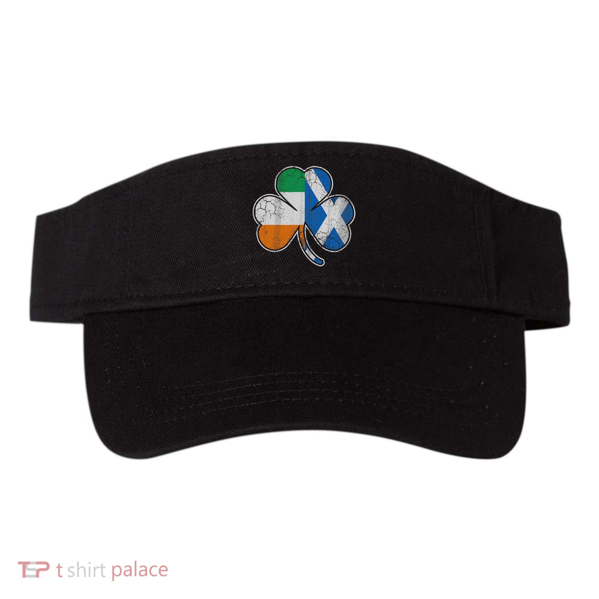 Scotch Irish Shamrock Scottish St Patricks Day Visor