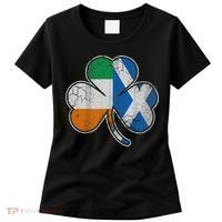 Scotch Irish Shamrock Scottish St Patricks Day Women's T-Shirt thumb 0