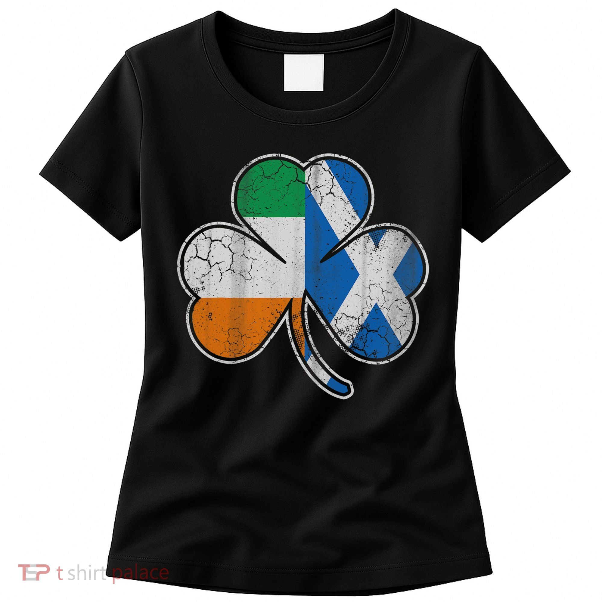 Scotch Irish Shamrock Scottish St Patricks Day Women's T-Shirt