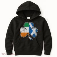 Scotch Irish Shamrock Scottish St Patricks Day Kids Hoodie thumb 0
