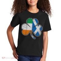 Scotch Irish Shamrock Scottish St Patricks Day Kids T-Shirt thumb 2