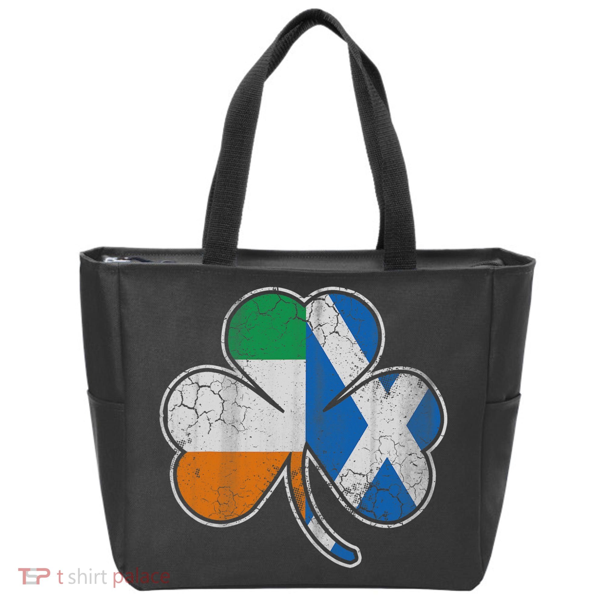 Scotch Irish Shamrock Scottish St Patricks Day Tote Bag