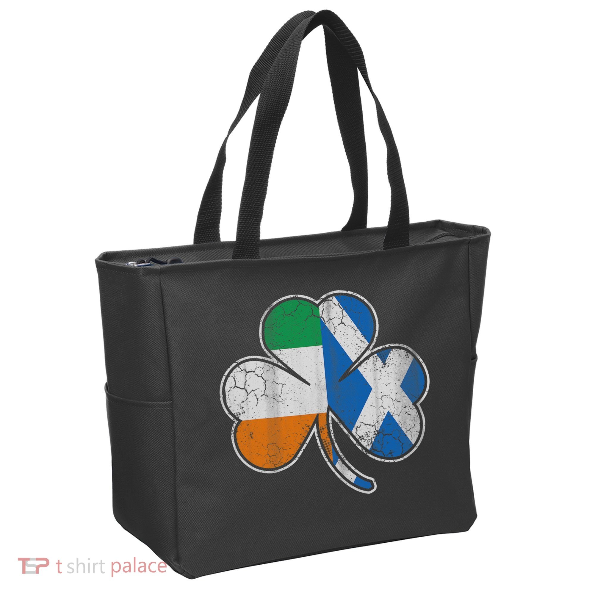 Scotch Irish Shamrock Scottish St Patricks Day Tote Bag