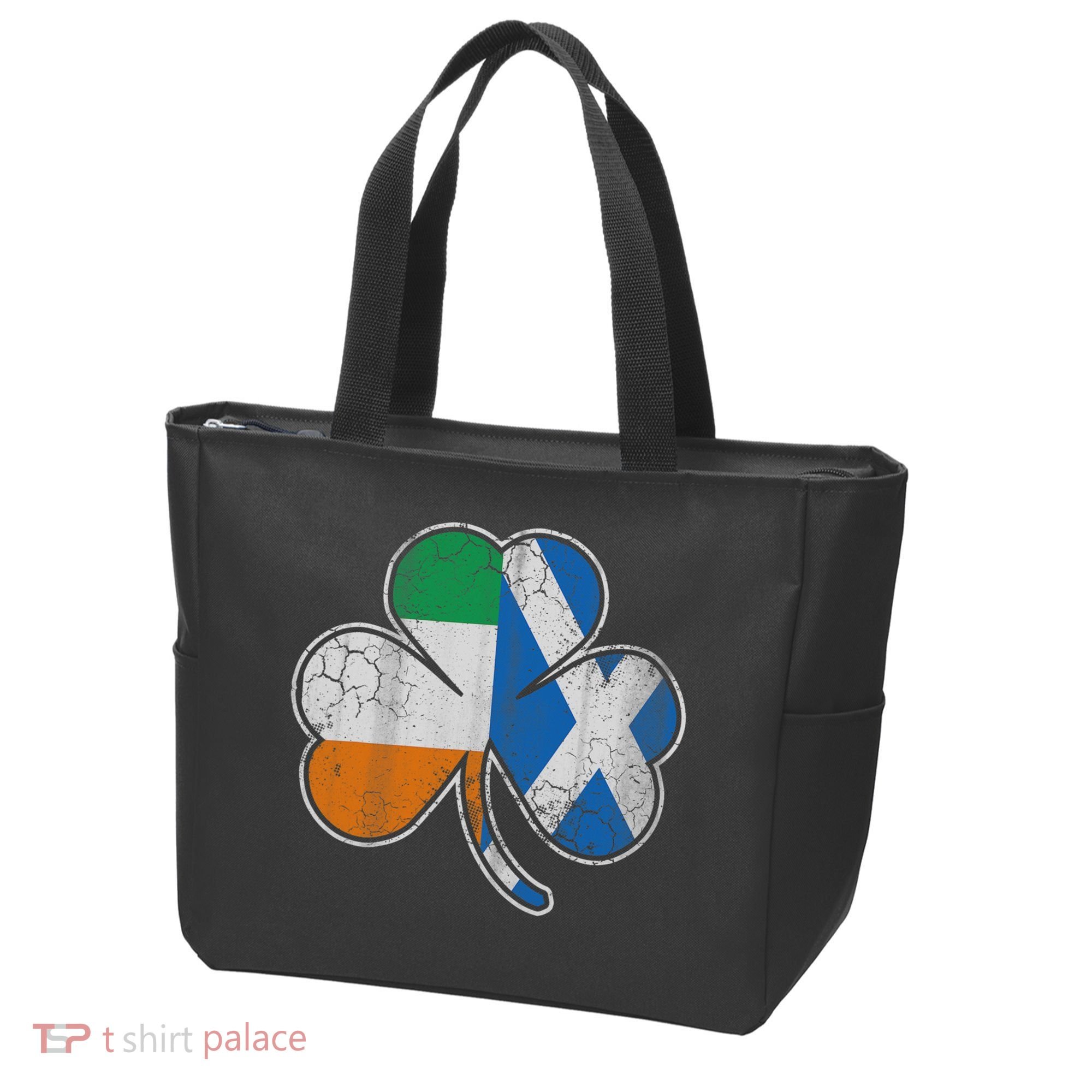 Scotch Irish Shamrock Scottish St Patricks Day Tote Bag