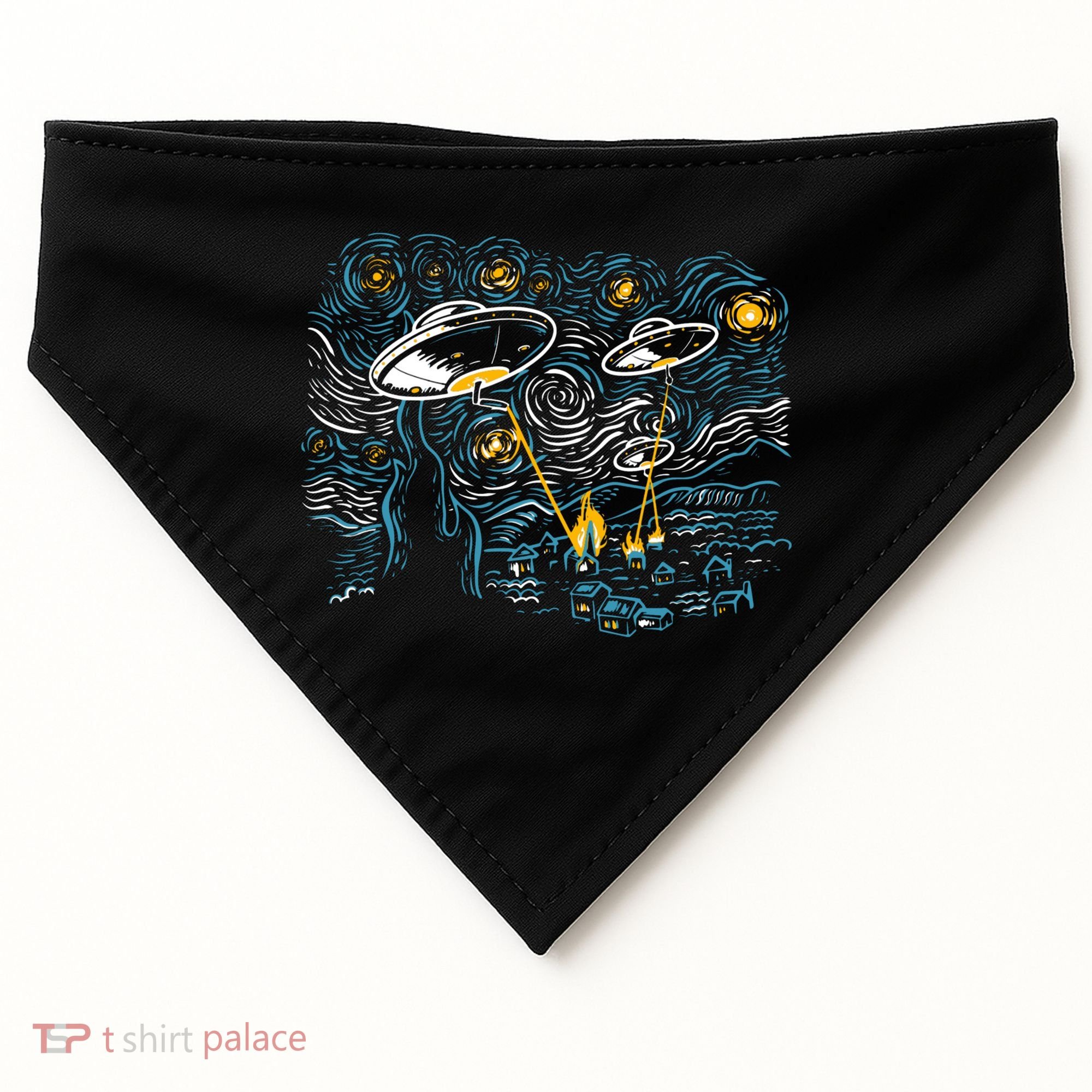 Starry Invasion USA-Made Doggie Bandana