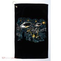 Starry Invasion Golf Towel thumb 0
